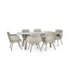 Set of 2 Callisto Swivel Dining Chairs