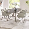 Set of 2 Callisto Swivel Dining Chairs