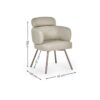 Set of 2 Callisto Swivel Dining Chairs