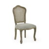 Set of 2 Camille Rattan Dining Chairs