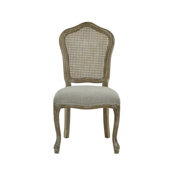 Set of 2 Camille Rattan Dining Chairs