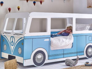 Campervan Bed - Light Blue