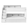 Camelot Staircase Bunk - All White