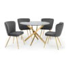 Set Of 2 Cannes Dining Chairs