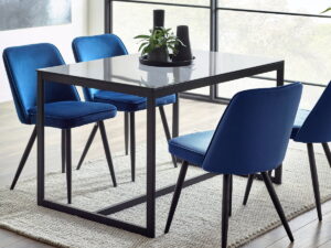 Chicago Dining Table - Smoked Glass