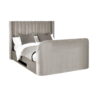 Clara Side Lift Ottoman TV Bed - Light Grey