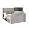 Clara Side Lift Ottoman TV Bed - Light Grey