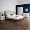 Clermont 2 Drawer Bedside - Light Grey