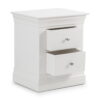 Clermont 2 Drawer Bedside - Light Grey