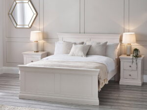 Clermont Bed - Light Grey