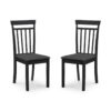 Set of 2 Coast Dining Chairs - Black