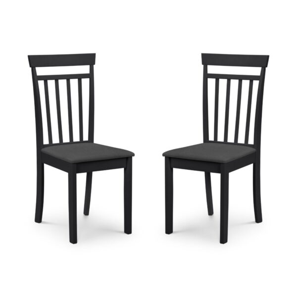 Set of 2 Coast Dining Chairs - Black