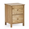 Coxmoor 2 Drawer Bedside - Oak