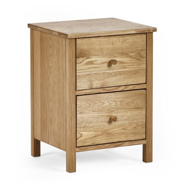 Coxmoor 2 Drawer Bedside - Oak