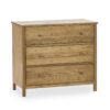 Coxmoor  3 Drawer Chest - Ivory & Oak