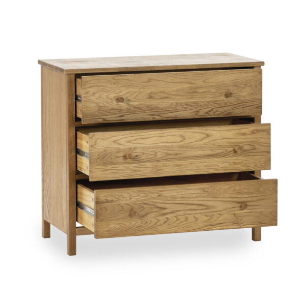 Coxmoor  3 Drawer Chest - Oak