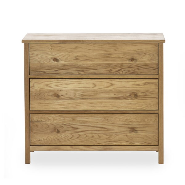 Coxmoor  3 Drawer Chest - Ivory & Oak