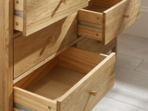 Coxmoor 6 Drawer Chest - Ivory & Oak
