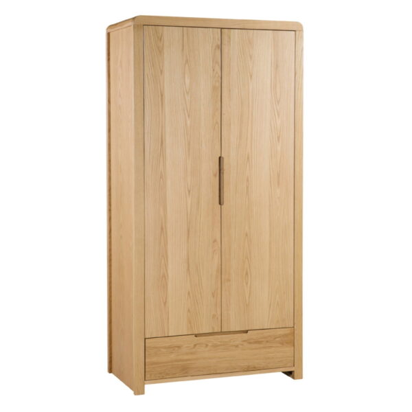 CUR205-2_1200x1200-1.jpg Curve 2 Door 1 Drawer Wardrobe