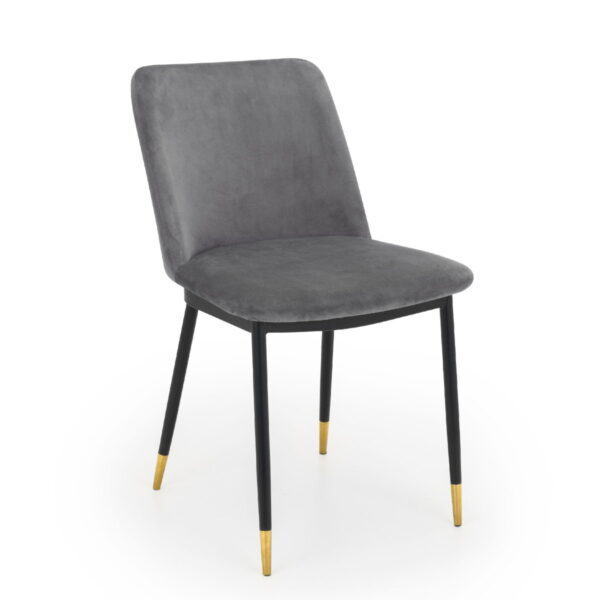 Set of 2 Delaunay Dining Chairs - Grey
