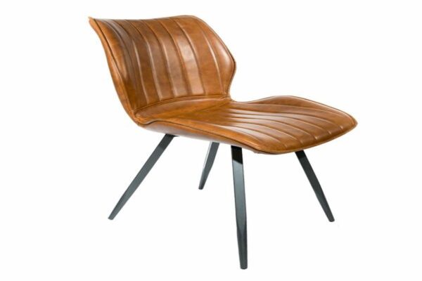 Alfa Dining Chair Vegan Leather Tan SET OF 2