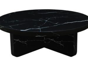 Bubble Round Coffee Table Matt Black