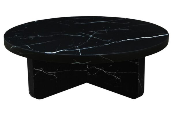 Bubble Round Coffee Table Matt Black