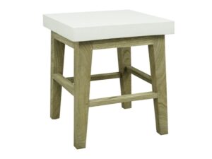 Aspect White Counter Stool