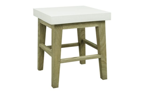 Aspect White Counter Stool