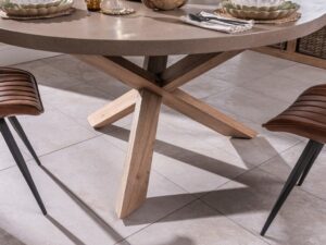Aspect Oatmeal Round Dining Table