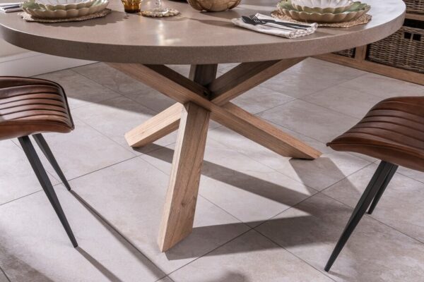 Aspect Oatmeal Round Dining Table