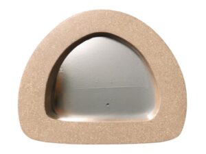 Small Oatmeal Arch Mirror