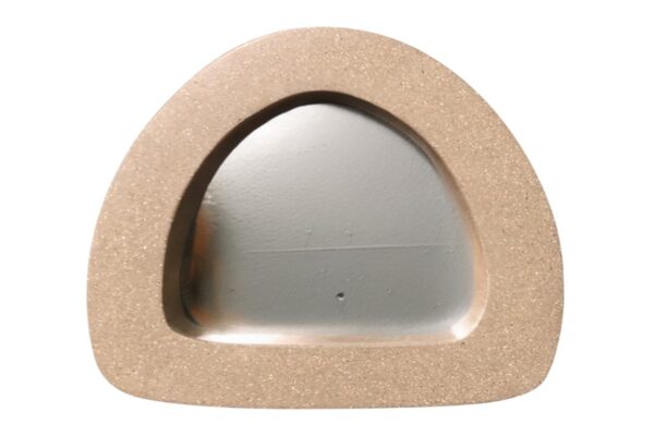 Small Oatmeal Arch Mirror