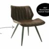 Alfa Bounce Dining Chair Vegan Chestnut SET OF 2