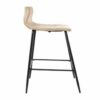 Barracuda Barstool Moleskin Oyster SET OF 2