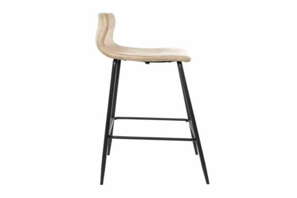 Barracuda Barstool Moleskin Oyster SET OF 2