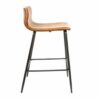 Barracuda Barstool Vegan Leather Tan SET OF 2