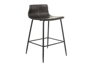 DF-BB-BARR01BSET-featured-1 Barracuda Barstool Vegan Leather Grey SET OF 2