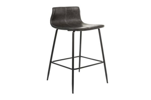 Barracuda Barstool Vegan Leather Grey SET OF 2
