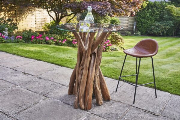 Baseball Barstool Tan SET OF 2
