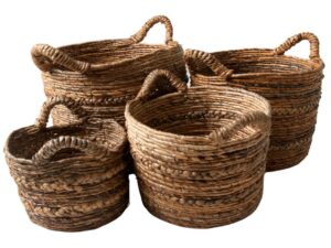 Set of 4 Banana Baskets