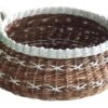 DF-BB-BSK13-W-featured-1 White Cross Stitch basket