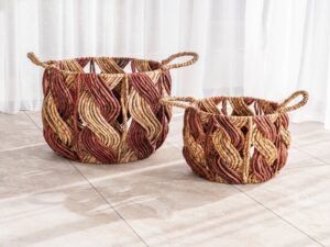 DF-BB-BSK18-T-featured-1 Double Wave Set of 2 - Terracotta