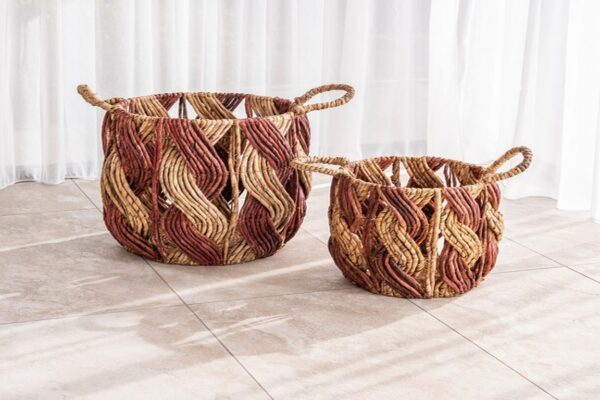 Double Wave Set of 2 - Terracotta