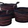 Tiger Basket Set of 3