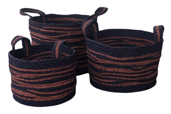 Tiger Basket Set of 3