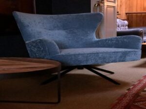 Buick Armchair - Chenille Ocean