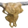 Vegan Hunting Trophy - Bull Head - Grey Horns
