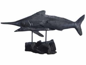 Vegan Fishing Trophy - Swordfish Black Wood