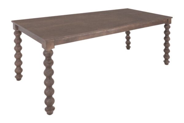 Carob Rectangular Dining Table Greywash - 200cm